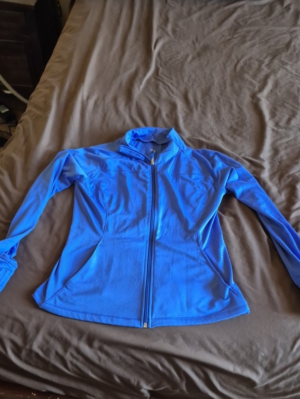 Women’s Tangerine Size Small Blue Full-Zip Active Jacket